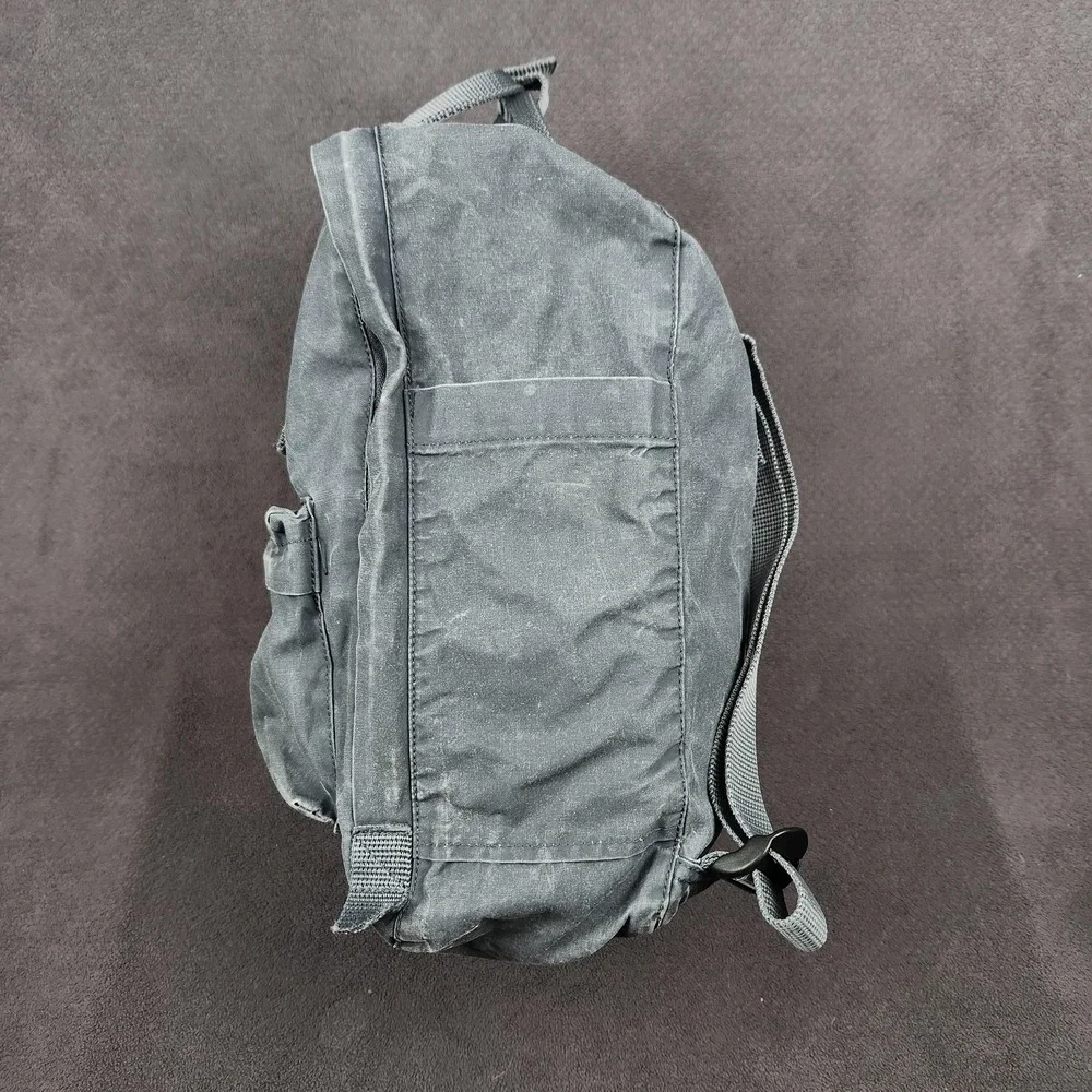 Fjallraven Gray Kanken 16L Backpack PVC Water Resistant Travel Unisex Daypack